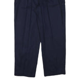 EVAN PICONE Womens Wool Blend Navy Relaxed Straight Leg Trousers W29 L27 Classic