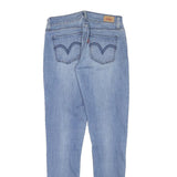 LEVI'S Womens Slim Blue Denim Light W26 L27 Zip Jeans Classic Fit Stylish