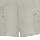 CARHARTT Mens Casual Beige Cargo Cotton Shorts L W34 Button Closure Workwear
