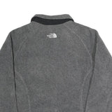 THE NORTH FACE Womens Grey Jacket L Polyester Blend Plain Zip Warm Casual