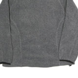 THE NORTH FACE Womens Grey Jacket L Polyester Blend Plain Zip Warm Casual