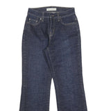 LEVI'S 512 Bootcut Womens Jeans Blue Slim Denim Woven W25 L28 Stylish Fit
