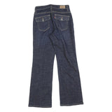 LEVI'S 512 Bootcut Womens Jeans Blue Slim Denim Woven W25 L28 Stylish Fit
