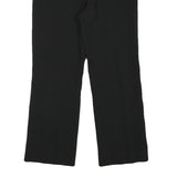 CEST CA Womens Black Regular Fit Straight Leg Trousers W29 L25 Polyester Blend