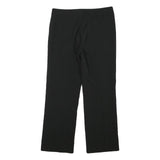 CEST CA Womens Black Regular Fit Straight Leg Trousers W29 L25 Polyester Blend