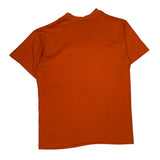 Tennessee The Cotton Exchange Single Stitch T-Shirt - Large Orange Cotton