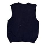 Polo By Ralph Lauren Sweater Vest - Large Navy Cotton