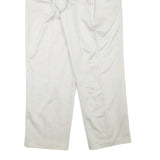 DOCKERS Mens White Relaxed Straight Trousers Cotton Blend W31 L28 Casual