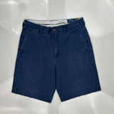 Polo By Ralph Lauren Chino Shorts - 30W 9L Blue Cotton