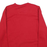 NAUTICA Mens Red Crew Neck M Cotton Blend Sweatshirt Pullover Casual Wear