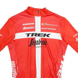 SANTINI Womens Red Trek Segafredo Graphic T-Shirt S Short Sleeve Crew Neck