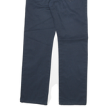 DICKIES Mens Cotton Blend Navy Regular Straight Trousers W28 L29 Classic