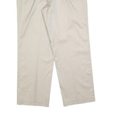 DOCKERS Mens Cotton Blend Beige Relaxed Straight Trousers W36 L29 Classic Fit