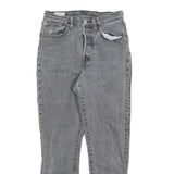 LEVI'S 501 BIG E Womens Jeans Grey Regular Straight Denim Medium W26 L25 Button