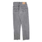 LEVI'S 501 BIG E Womens Jeans Grey Regular Straight Denim Medium W26 L25 Button