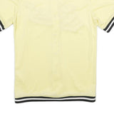 KARL KANI Mens Yellow Black Baseball Style XS Short Sleeve Crew Neck Kani Logo