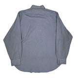 Andrew Polo By Ralph Lauren Shirt - Large Blue Cotton