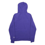 CHAMPION Womens Purple Hoodie M Classic Logo Pullover Sweatshirt