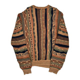 Unbranded Striped Sweater - Large Multicoloured Cotton