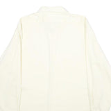 POLO RALPH LAUREN Mens Cream Shirt L Classic Cotton Long Sleeve Casual