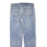 LEVI'S Mens Regular Fit Blue Denim Classic Jeans W34 L32 Zip Closure