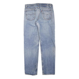 LEVI'S Mens Regular Fit Blue Denim Classic Jeans W34 L32 Zip Closure