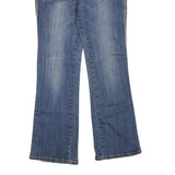 COWGIRL TUFF Womens Blue Regular Bootcut Denim Stone Wash Jeans W32 L30 Detailed