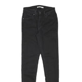 LEVI'S Womens Slim Black Denim Skinny Jeans Cotton Blend W25 L31 Stylish Fit