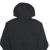 NIKE Mens Black Pullover Hoodie S Cotton Blend Half Zip Casual Sportswear