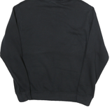NIKE Mens Black Pullover Hoodie S Cotton Blend Half Zip Casual Sportswear