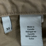 Levis Trousers - 32W 29L Beige Cotton