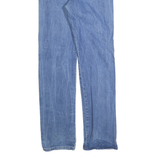 WRANGLER Mens Blue Regular Straight Denim Medium W35 L36 Classic Zip Cotton