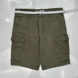 Carhartt Cargo Shorts - 34W 10L Green Cotton