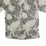 COOKE STREET Mens Green & Beige Hawaiian Shirt S Cotton Short Sleeve Tropical