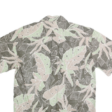COOKE STREET Mens Green & Beige Hawaiian Shirt S Cotton Short Sleeve Tropical