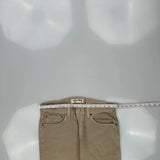 Levis 505 Jeans - 34W 32L Beige Cotton