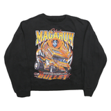 EDIKTED Mens Black Crew Neck XL Club Magaruh Brownsburg Bullet Racing Pullover