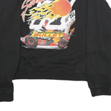 EDIKTED Mens Black Crew Neck XL Club Magaruh Brownsburg Bullet Racing Pullover
