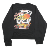EDIKTED Mens Black Crew Neck XL Club Magaruh Brownsburg Bullet Racing Pullover