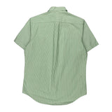 Ralph Lauren Striped Short Sleeve Shirt - Medium Green Cotton