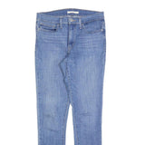 LEVI'S Womens Slim Blue Denim Jeans Cotton Blend W30 L32 Classic Zip Fastening