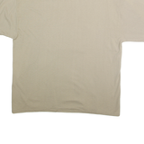 JERZEES Mens Beige Waupaca Warriors Graphic T-Shirt 2XL Short Sleeve Crew Neck