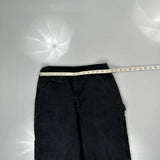 Carhartt Carpenter Trousers - 30W 32L Black Cotton