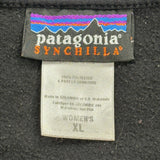 Synchilla Patagonia Fleece Jacket - XL Black Polyester