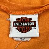 Doug'S Harley-Davidson Florence, Sc Harley Davidson Graphic T-Shirt - Medium Orange Cotton