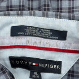Tommy Hilfiger Checked Shirt - XL Blue Cotton