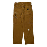 Craftsman Carpenter Trousers - 30W 30L Brown Cotton