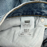 550 Levis Jeans - 35W 32L Blue Cotton