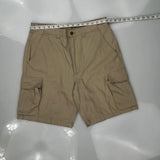 Wrangler Cargo Shorts - 36W 9L Khaki Cotton