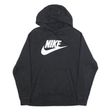 NIKE Mens Black Pullover Hoodie XL Classic Logo Sweatshirt